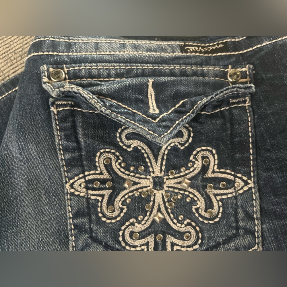 Miss me Dark Blue Women Jeans nwot - Picture 7 of 9
